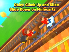 Laro Obby: Umakyat at Mag-slide Pababa sa Minecarts online