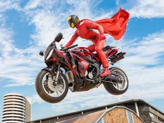 Laro Real Motorbike Super Hero Stunt 3D online