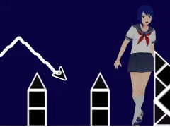 Laro Space Geometry Dash Waves online
