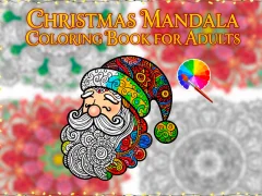 Laro Christmas Mandala pangkulay ng libro para sa mga matatanda online