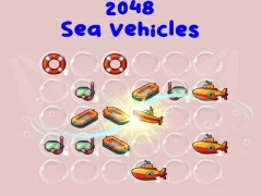Laro 2048 mga sasakyan sa dagat online