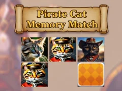 Laro Pirate Cat Memory Match online