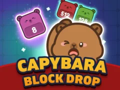 Laro Capybara block drop online