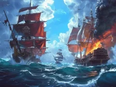 Laro Mga barko ng Pirate: Bumuo at lumaban online Laro Mga barko ng Pirate: Bumuo at lumaban online