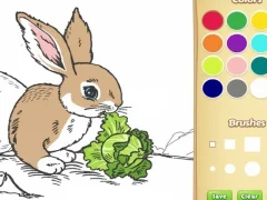 Laro Bunny pangkulay ng libro para sa mga bata online