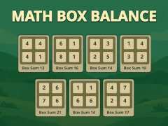 Laro Balanse sa kahon ng matematika online