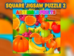 Laro Square jigsaw Puzzle 2 — Magtipon ng mga Prutas online