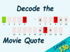 Laro I-decode ang quote ng pelikula online