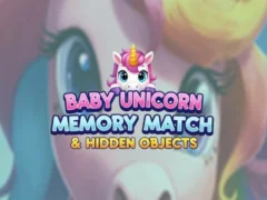Laro Baby Unicorn Memory Match & Hidden Object online