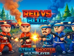 Laro Pula laban sa Asul. Strike Shooter Multiplayer online