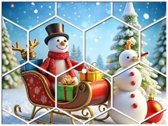 Laro Pasko Hexa Puzzle online