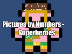 Laro Mga Larawan ayon sa Bilang - Superheroes online