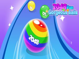 Laro 2048 Patakbuhin ang napakarilag na bola online