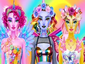 Laro Nakasisilaw na makeup ng divas online