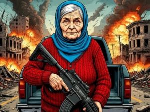 Laro Lola na may machine-gun: apocalypsis online