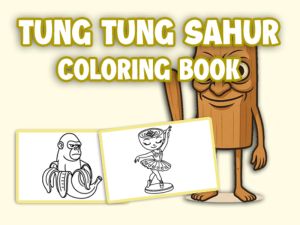 Laro Tung Tung Sahur Coloring Book online