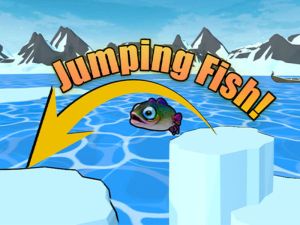 Laro Tumatalon na isda online