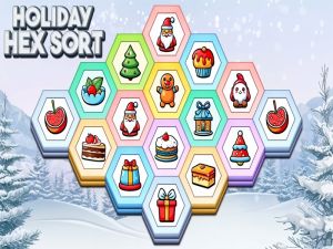 Laro Holiday Hex Sort online