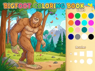 Laro Bigfoot pangkulay ng libro online
