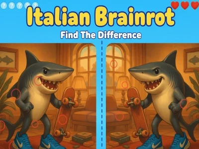 Laro Italian Brainrot: Hanapin ang pagkakaiba online Laro Italian Brainrot: Hanapin ang pagkakaiba online