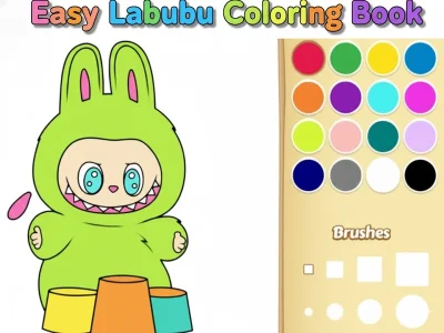 Laro Madaling Labubu Coloring Book online