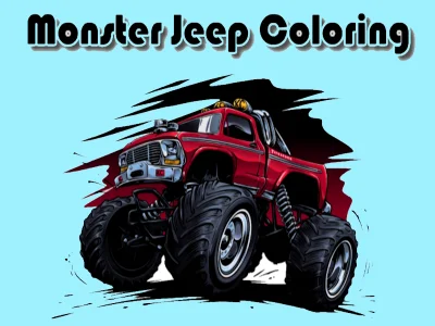 Laro Pangkulay ng halimaw na jeep online