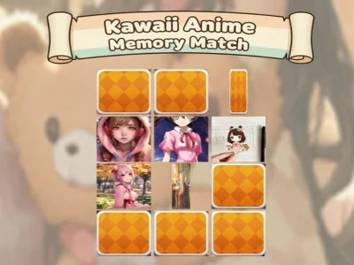 Laro Kawaii anime memory match online