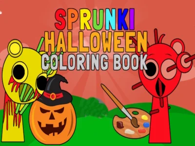 Laro Sprunki Halloween Coloring Book online Laro Sprunki Halloween Coloring Book online