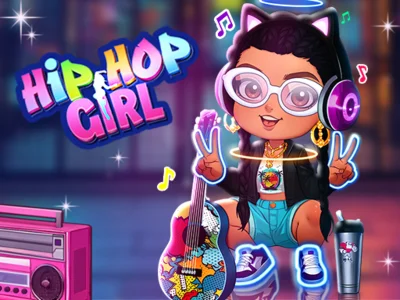Laro Mga naka-istilong hip hop girl online