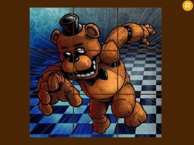 Laro FNAF Freddy Sliding Puzzle online