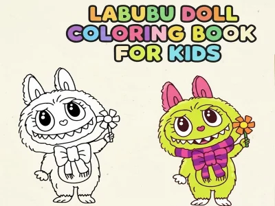 Laro LABUBU Doll Coloring Book Para sa Mga Bata online Laro LABUBU Doll Coloring Book Para sa Mga Bata online