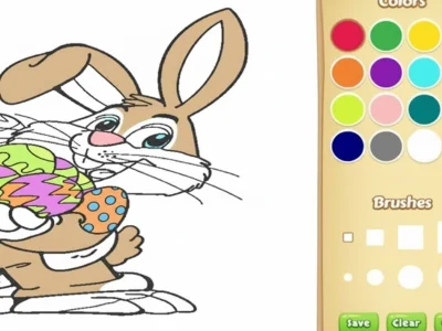 Laro Easter Bunny pangkulay ng libro para sa mga bata online