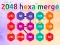 Laro 2048 Hex Chain Merge online