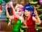 Laro Selfie ni Ladybug at Elsa sa Pasko online