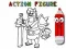 Laro Balik sa Paaralan: Pagkulay ng Action Figure online