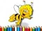 Laro Bumalik sa Paaralan: Bee Coloring Book online