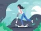 Laro Puzzle ng mga biyahe ng electric scooter online