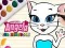 Laro Aklatan ng Pagkulay ng Talking Angela online