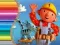 Laro Aklatan ng Pagkulay para kay Bob The Builder online