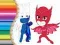 Laro Aklatan ng Pagkukulay para sa PJ Masks online