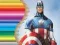 Laro Aklatan ng Pagkulay para kay Captain America online