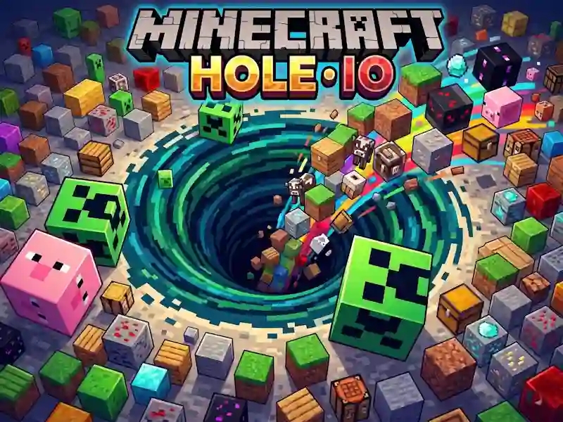 Laro Minecraft Hole IO online