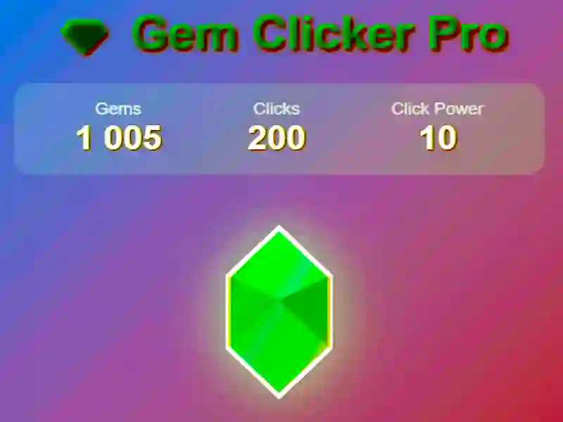 Laro Gem Clicker Pro online Laro Gem Clicker Pro online