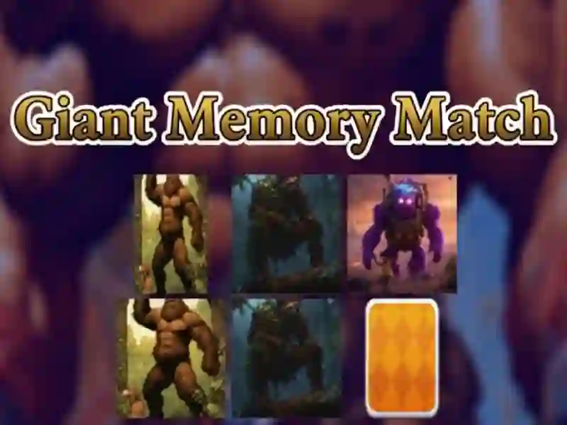 Laro Giant Memory match online