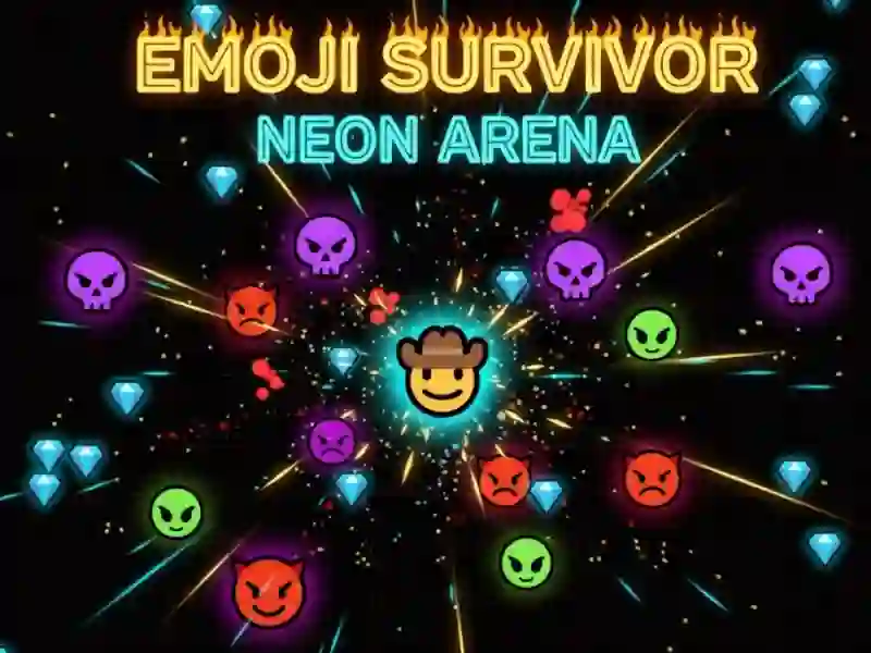 Laro Emoji Survivor — Neon Arena online