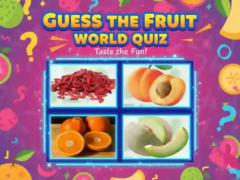 Laro Hulaan Ang Fruit World Quiz online