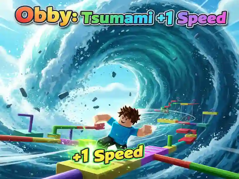 Laro Obby: Tsunami +1 speed online