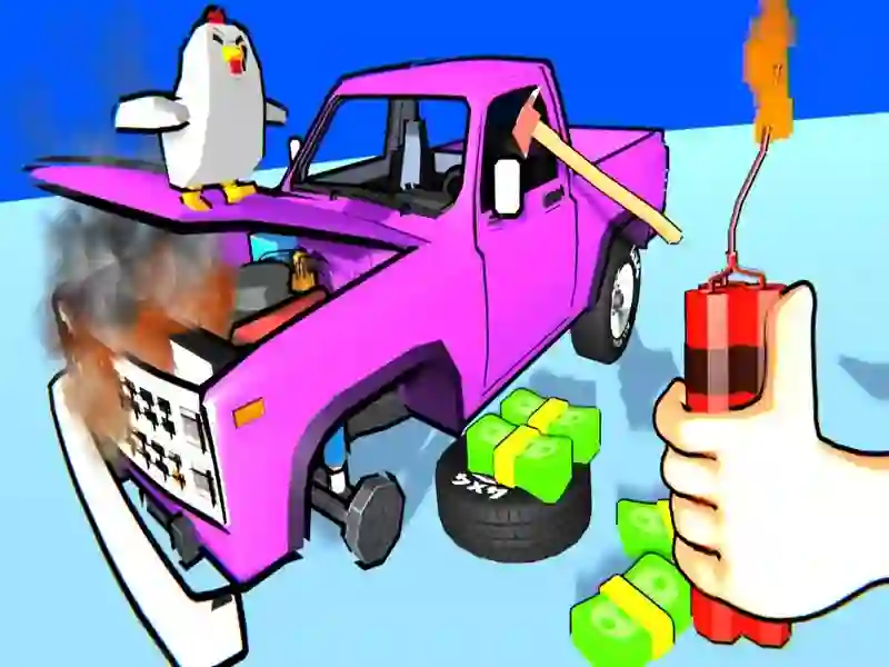 Laro Basagin ang kotse sa mga piraso! online Laro Basagin ang kotse sa mga piraso! online