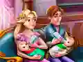 Laro Araw ng Pamilya ng Kambal na Rapunzel online