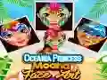 Laro Sining ng mukha ng prinsesa Moana ng Oceania online